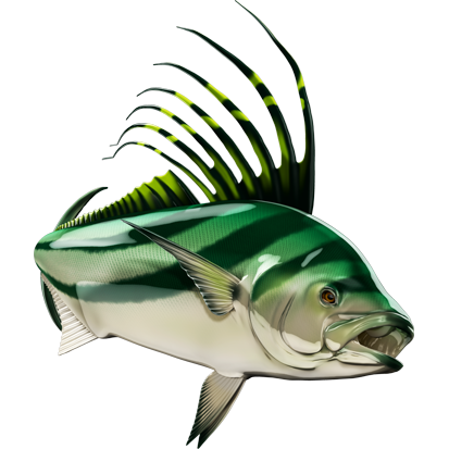 Roosterfish naljepnice, samoljepljive - AUR091