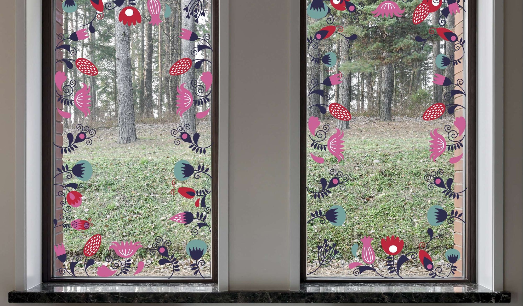 Art Flower - Dekoracije za prozore WL031