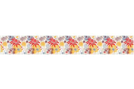 Bordure za zidove  colorized flowers bush BR022