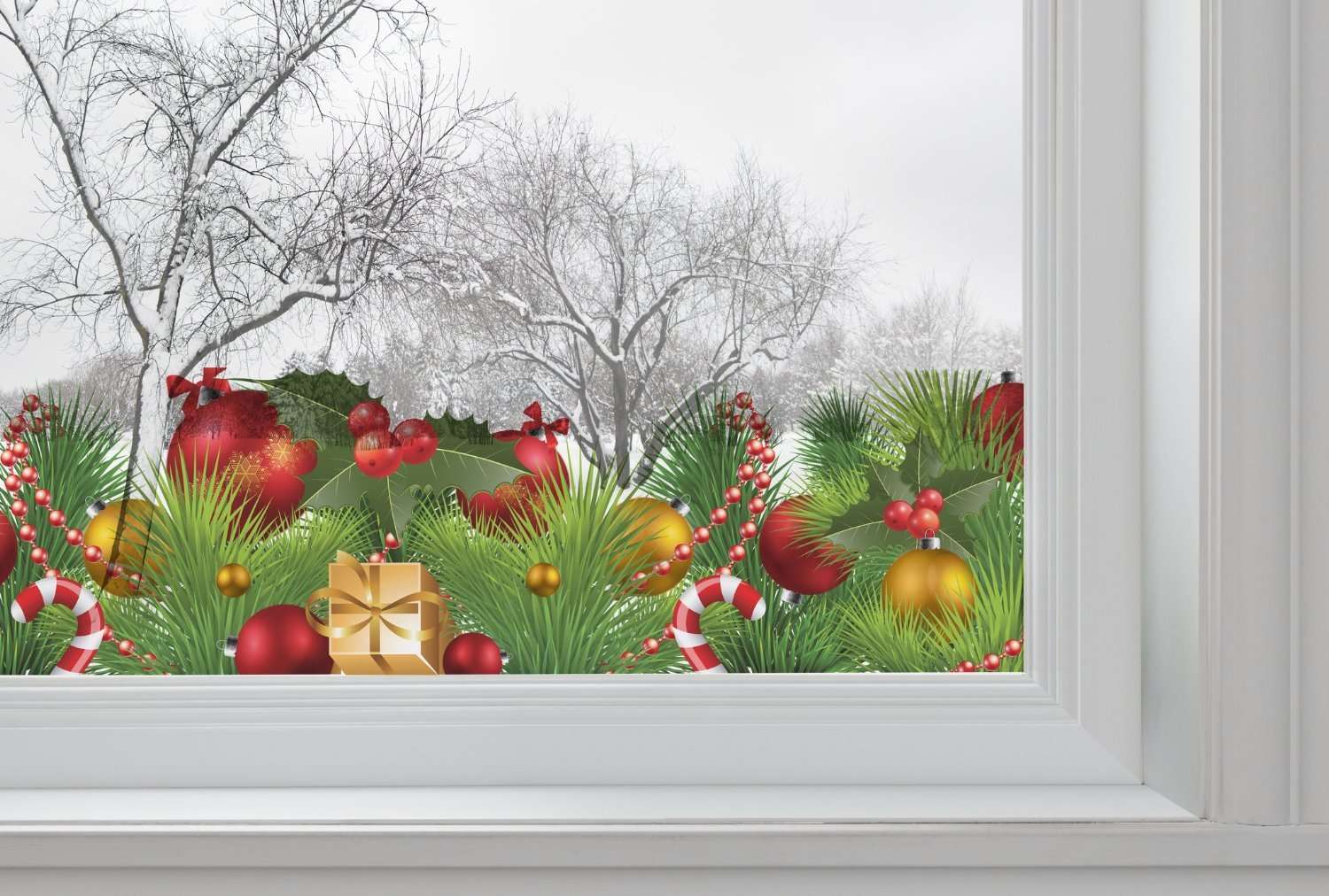 Božićne dekoracije za prozore
