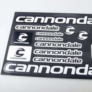 Cannondale samoljepljive naljepnice za bicikl - crno bijele - CC032B