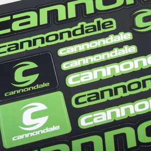 Cannondale samoljepljive naljepnice za bicikl - crno zelena - CC032G