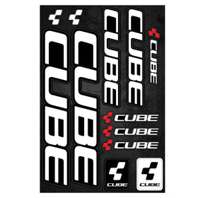Cube samoljepljive naljepnice za bicikl - CC064