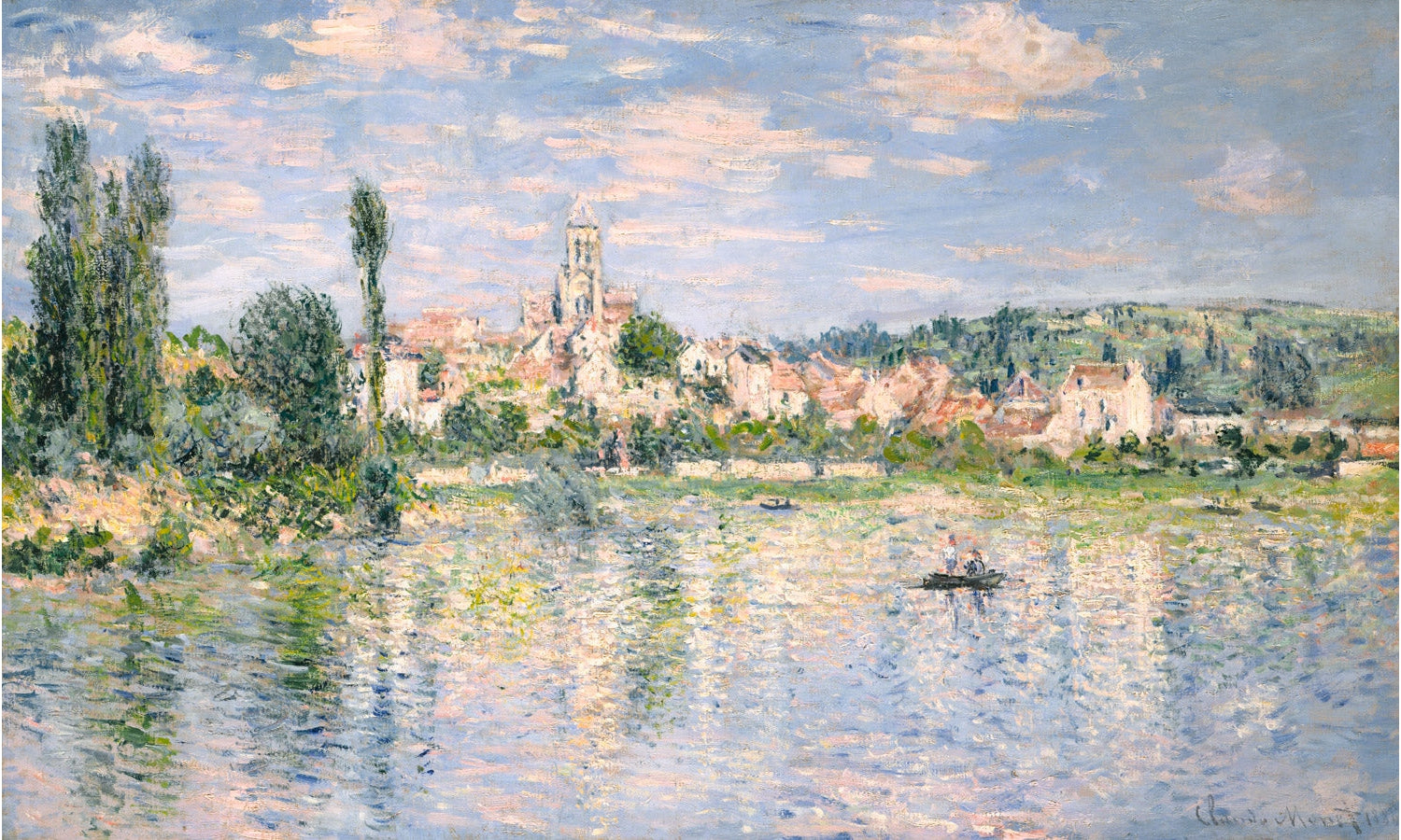 Vétheuil in Summer (1880) by Claude Monet,, poster  PS155