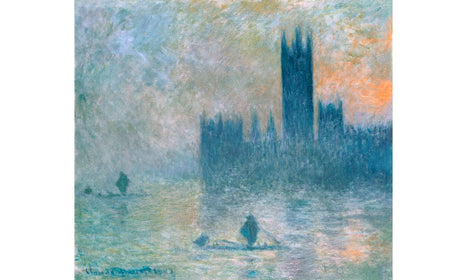 The Houses of Parliament (Effect of Fog) (1903–1904) by Claude Monet, poster PS172