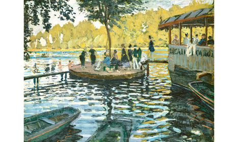 La Grenouillère (1869) by Claude Monet, poster PS165