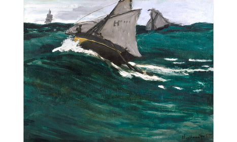 The Green Wave (1866–1867) by Claude Monet, poster PS169