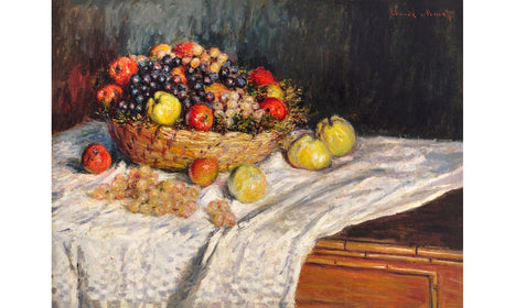 Apples and Grapes (1879–1880) by Claude Monet, poster  PS140