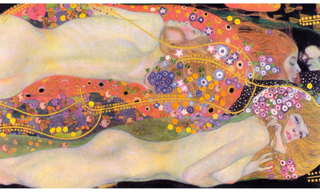 Gustav Klimt's Water Serpents II (1907), poster PS295