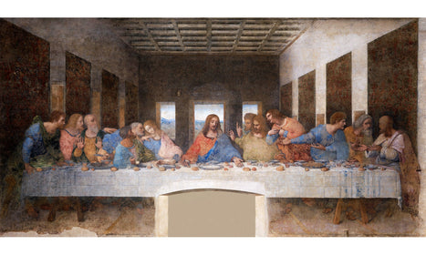 Leonardo da Vinci's The Last Supper (1495-1498), poster PS218
