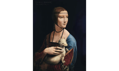 Leonardo da Vinci's Lady with an Ermine (ca. 1490), poster PS220