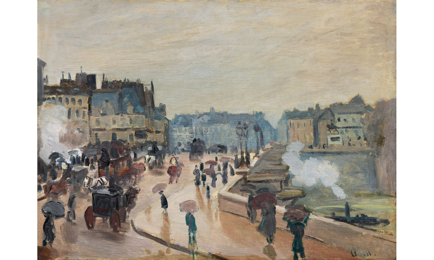 Claude Monet's The Pont Neuf (1871), poster  PS138