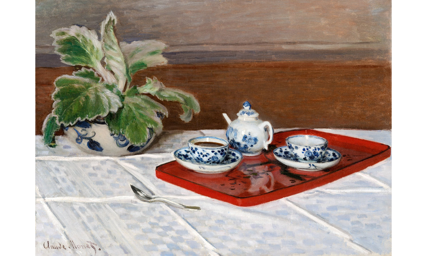 Claude Monet's Still Life, Tea Service (1872), poster PS164