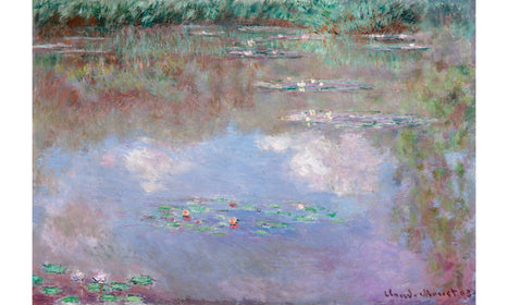Claude Monet's The Water Lily Pond (Clouds) (1903), poster PS162