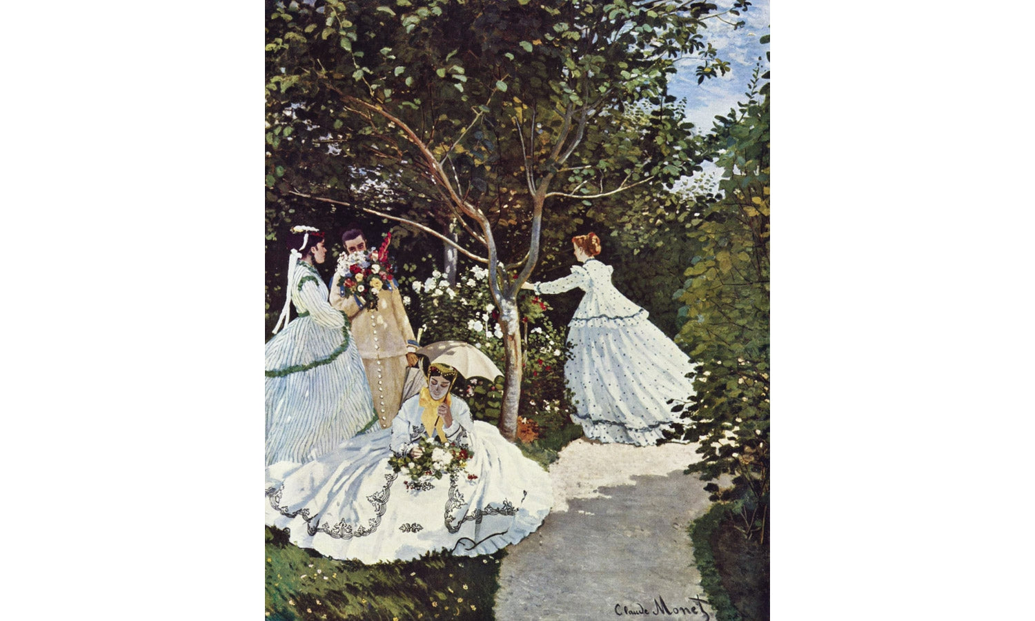 Claude Monet's Women in the Garden (1866), poster PS194
