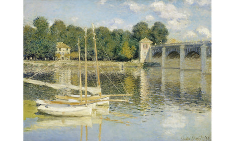 Claude Monet's The Argenteuil Bridge (1874), poster PS187