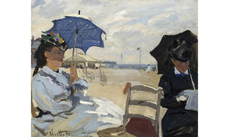 Claude Monet's The Beach at Trouville (1870), poster PS198