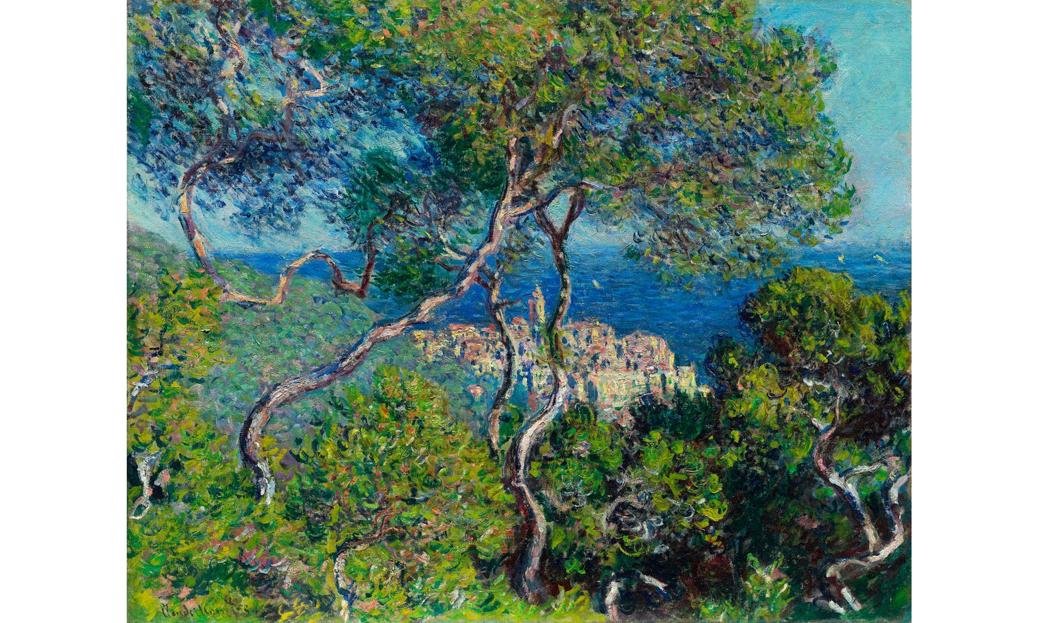 Bordighera (1884) by Claude Monet, poster PS212