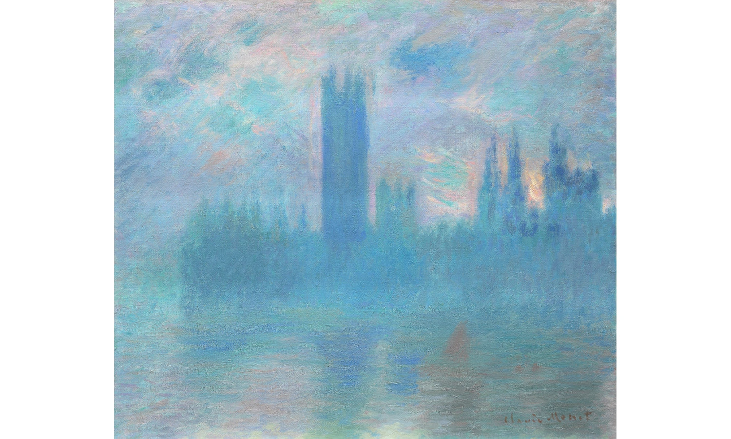 Houses of Parliament, London (1900–1901) by Claude Monet, poster PS170