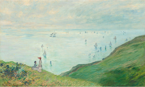 Cliffs at Pourville (1882) by Claude Monet, poster PS182