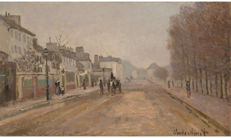 Boulevard Héloise, Argenteuil (1872) by Claude Monet., poster PS213