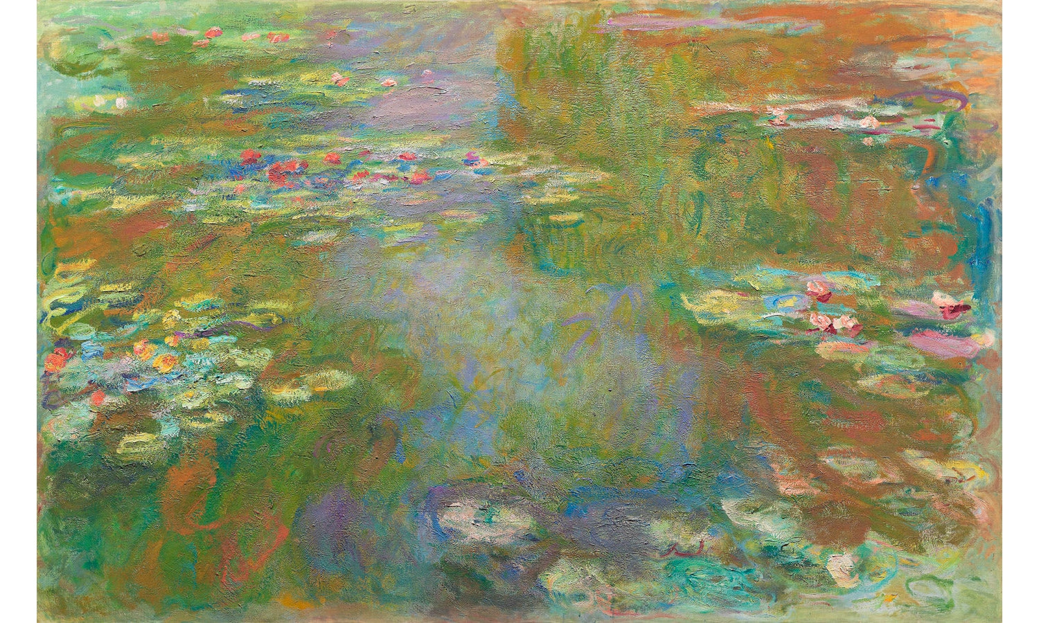 Water Lily Pond (1917–1919) by Claude Monet, poster PS206