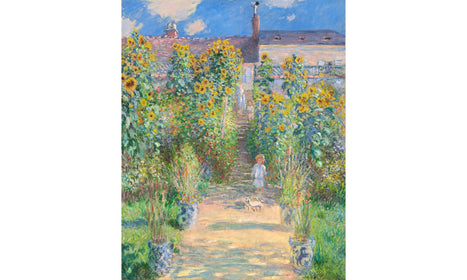The Artist's Garden at Vétheuil (1881) by Claude Monet, poster PS178