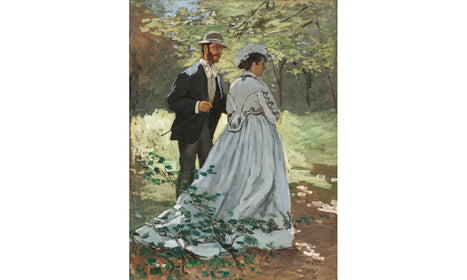 Bazille and Camille (1865) by Claude Monet., poster PS193