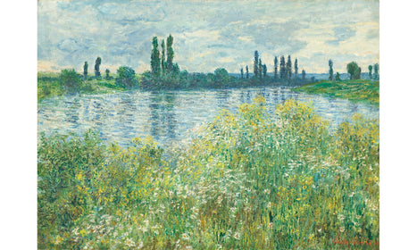 Banks of the Seine, Vétheuil (1880) by Claude Monet, poster PS177