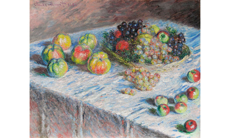Apples and Grapes (1880) by Claude Monet., poster PS214