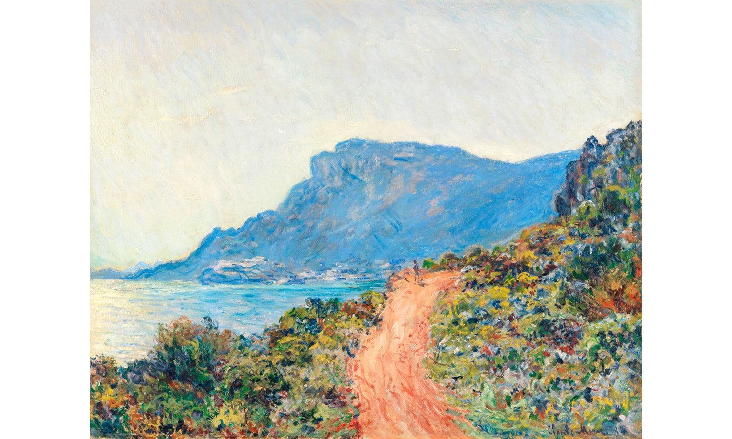 The Corniche near Monaco (1884) by Claude Monet, poster PS167