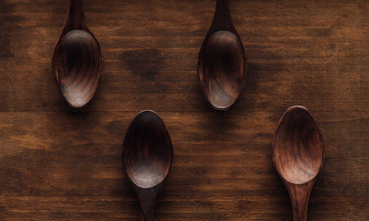 Zaštitnik od prskanja vodom Wooden spoons, kaljeno staklo - KA062