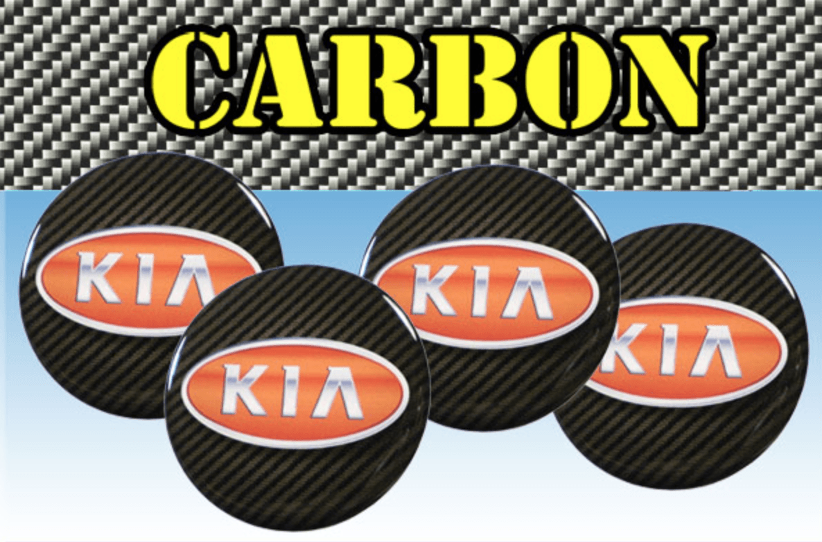 Kia Carbon - 3D Naljepnice za felge