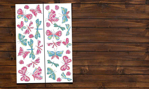 Zidne naljepnice Leptiri, Color Butterfly - DWS007