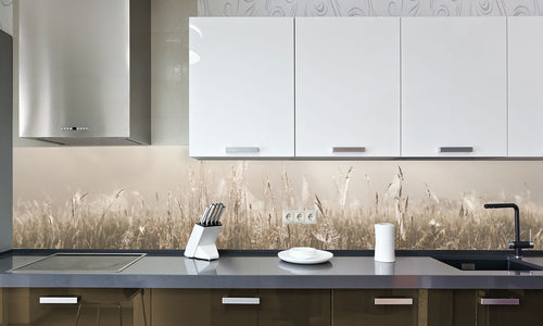 Paneli za kuhinje Grass field - Stakleni / PVC ploče / Pleksiglas -  sa printom za kuhinju, Zidne obloge PKU021