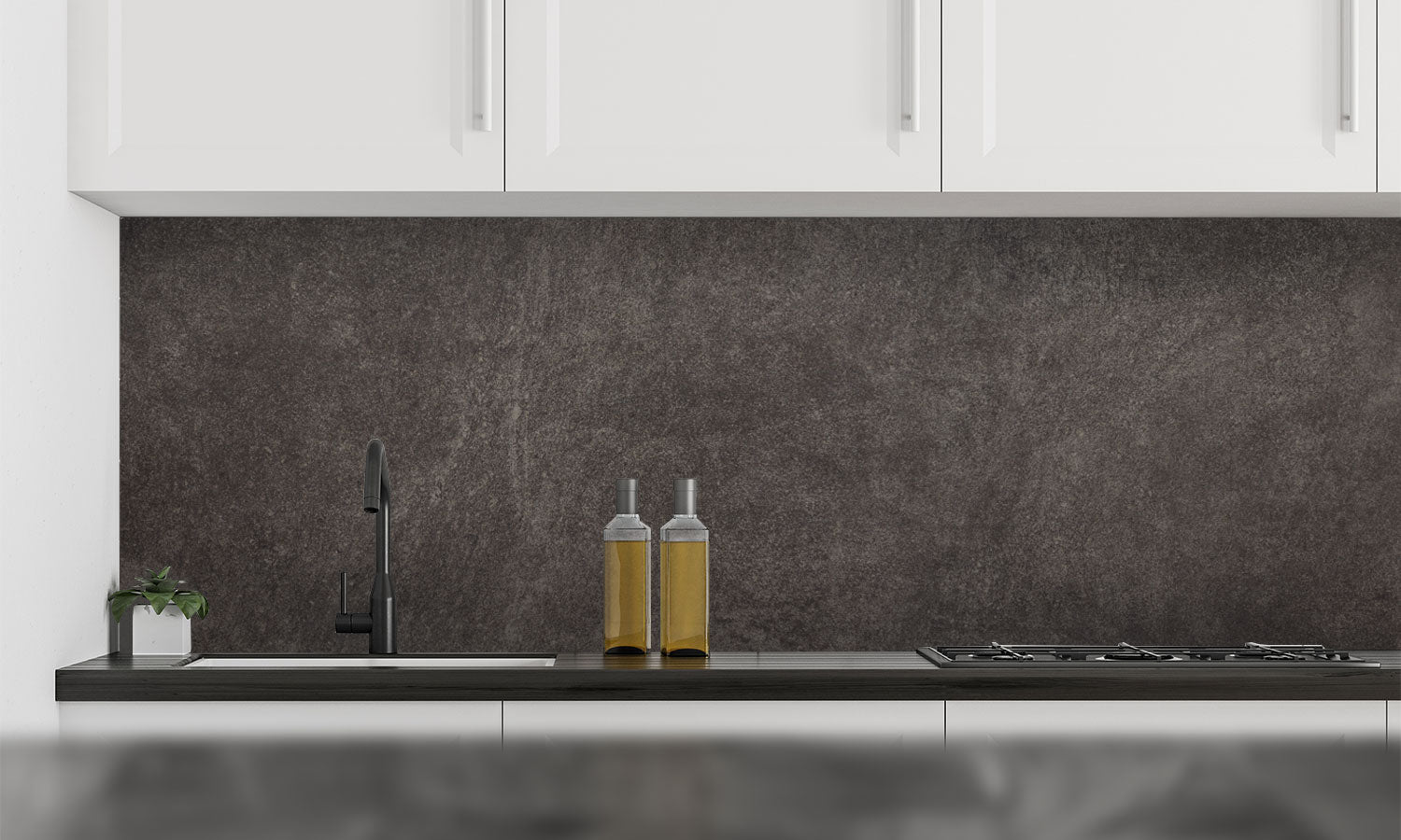 Paneli za kuhinje Concrete wall -  Stakleni / PVC ploče / Pleksiglas -  sa printom za kuhinju, Zidne obloge PKU057