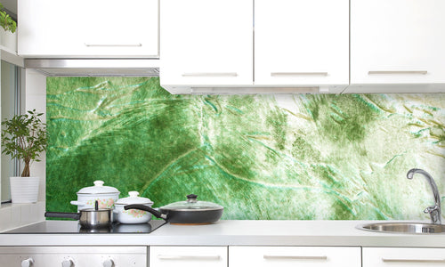 Paneli za kuhinje Green Cement wall -  Stakleni / PVC ploče / Pleksiglas -  sa printom za kuhinju, Zidne obloge PKU058