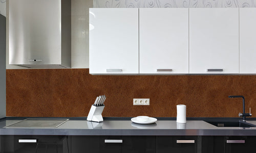 Paneli za kuhinje Brown leather -  Stakleni / PVC ploče / Pleksiglas -  sa printom za kuhinju, Zidne obloge PKU087