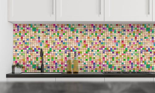 Paneli za kuhinje Ceramic tiles -  Stakleni / PVC ploče / Pleksiglas -  sa printom za kuhinju, Zidne obloge PKU101