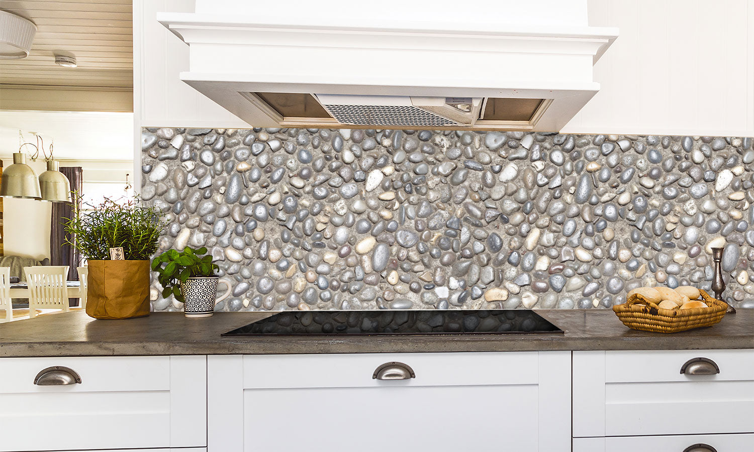 Paneli za kuhinje Outdoor stone -  Stakleni / PVC ploče / Pleksiglas -  sa printom za kuhinju, Zidne obloge PKU111