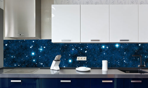 Paneli za kuhinje Night sky with stars -  Stakleni / PVC ploče / Pleksiglas -  sa printom za kuhinju, Zidne obloge PKU126