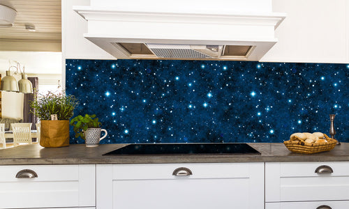 Paneli za kuhinje Night sky with stars -  Stakleni / PVC ploče / Pleksiglas -  sa printom za kuhinju, Zidne obloge PKU126