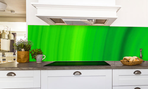 Paneli za kuhinje Green Slice -  Stakleni / PVC ploče / Pleksiglas -  sa printom za kuhinju, Zidne obloge PKU135