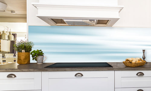 Paneli za kuhinje Flows blue soft  -  Stakleni / PVC ploče / Pleksiglas -  sa printom za kuhinju, Zidne obloge PKU139