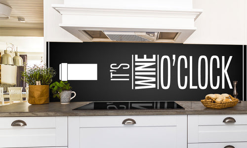 Paneli za kuhinje Black Wine -  Stakleni / PVC ploče / Pleksiglas -  sa printom za kuhinju, Zidne obloge PKU197