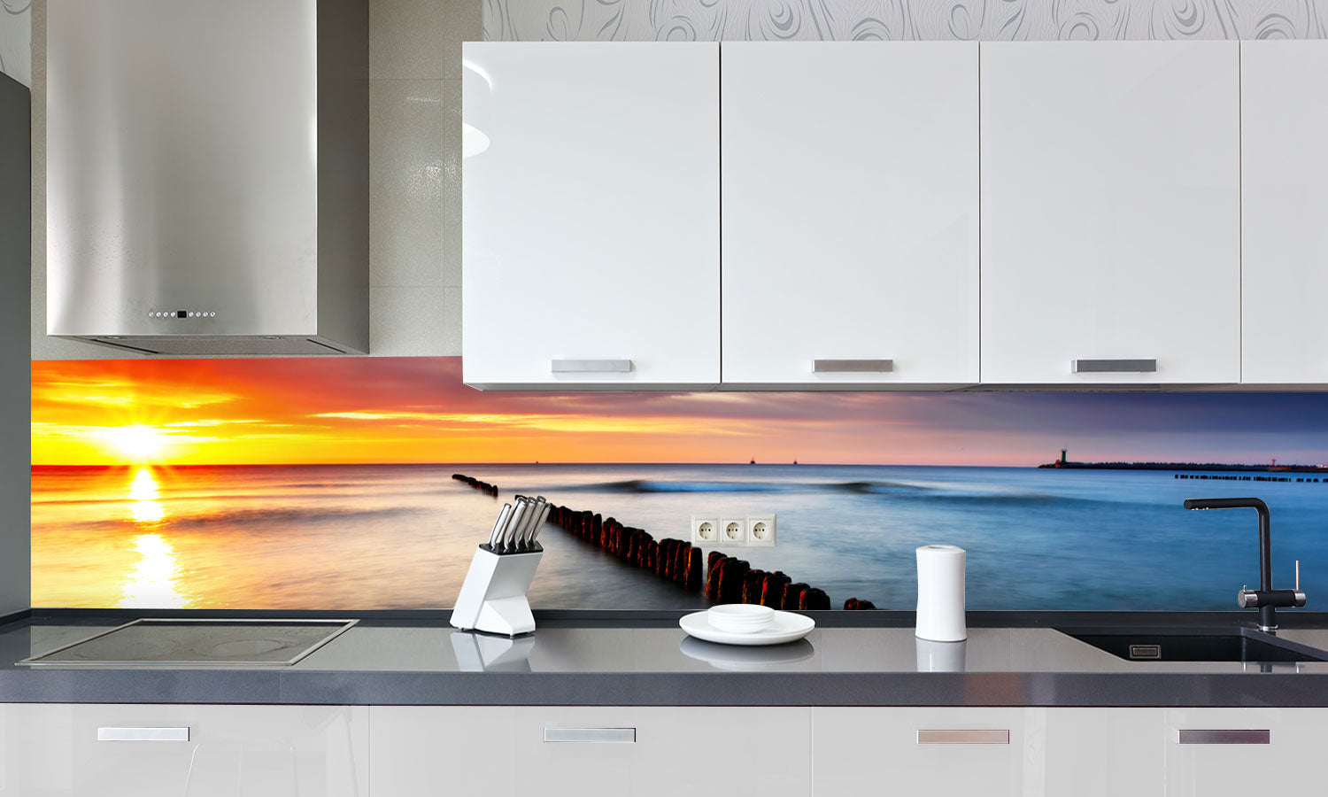 Paneli za kuhinje  Baltic sea -  Stakleni / PVC ploče / Pleksiglas -  sa printom za kuhinju, Zidne obloge PKU225