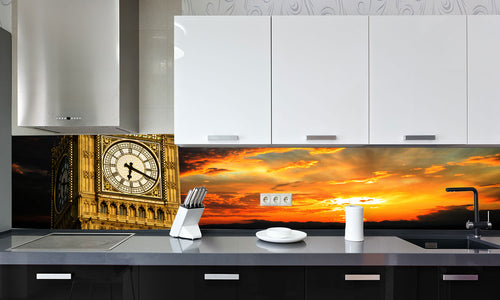 Paneli za kuhinje Big Ben -  Stakleni / PVC ploče / Pleksiglas -  sa printom za kuhinju, Zidne obloge PKU243