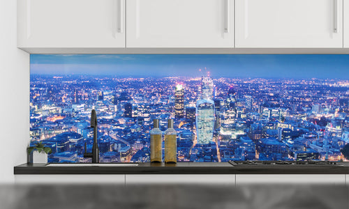 Paneli za kuhinje View of London -  Stakleni / PVC ploče / Pleksiglas -  sa printom za kuhinju, Zidne obloge PKU249