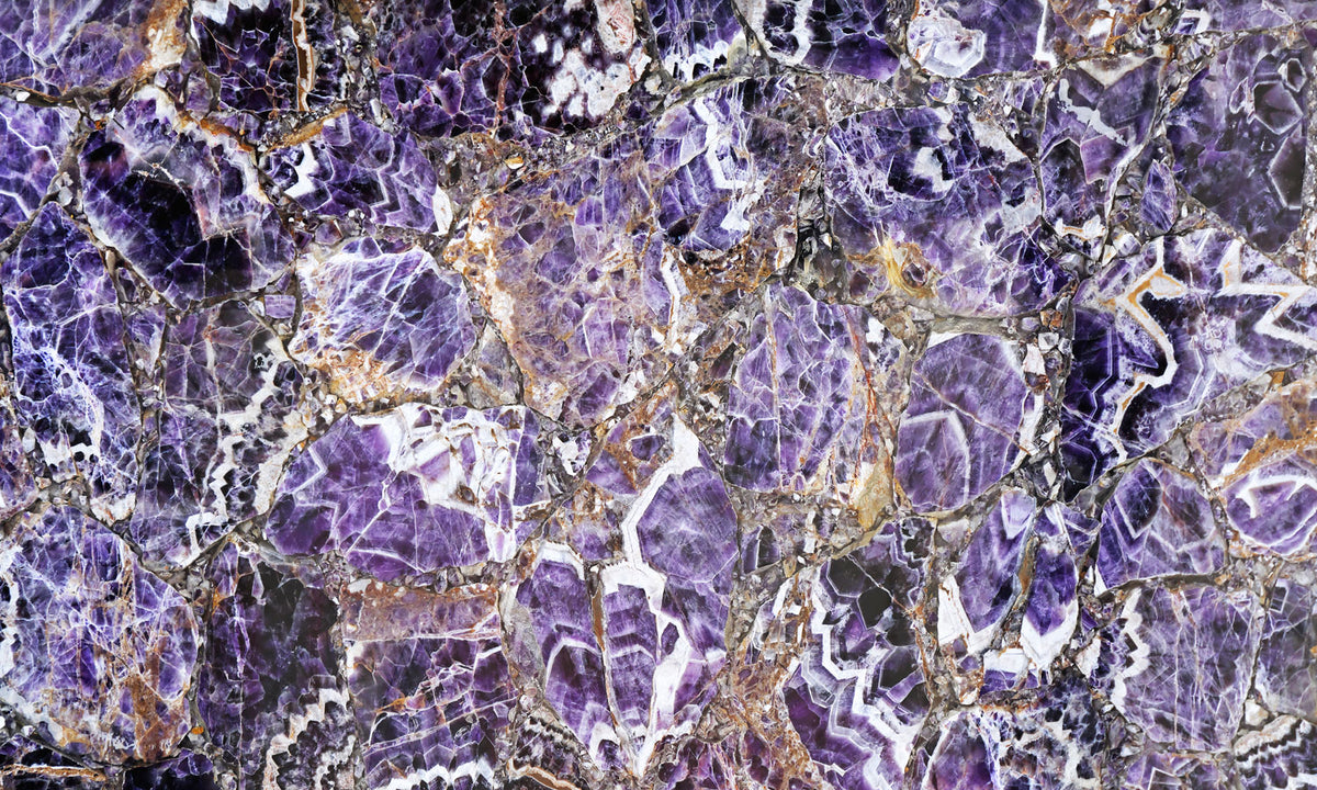 Paneli za kuhinje Marble Purple -  Stakleni / PVC ploče / Pleksiglas -  sa printom za kuhinju, Zidne obloge PKU062