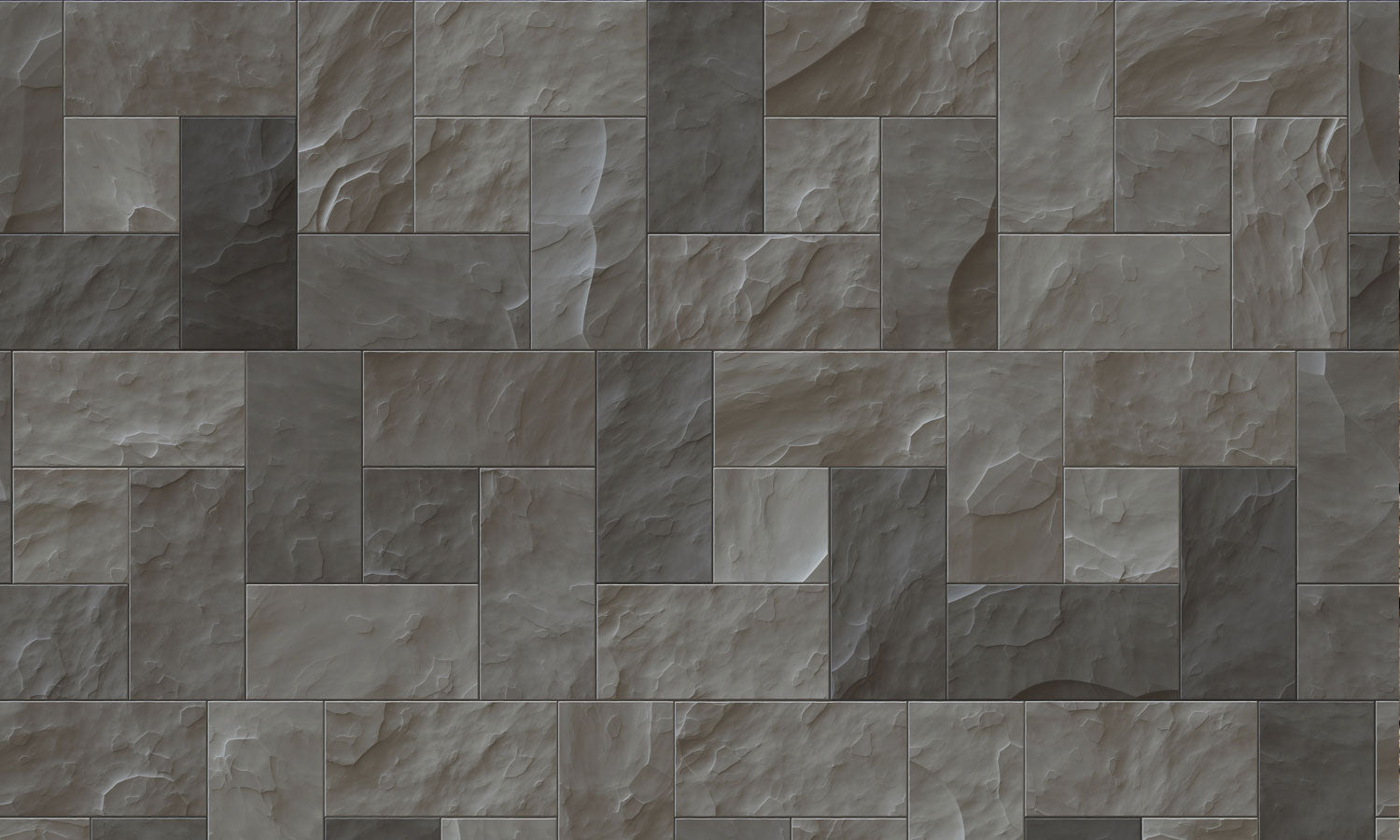 Paneli za kuhinje Cube Stone wall -  Stakleni / PVC ploče / Pleksiglas -  sa printom za kuhinju, Zidne obloge PKU073